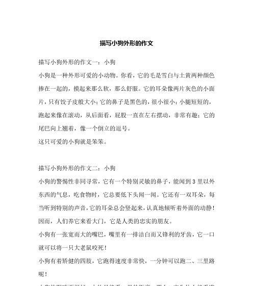 小狗的遗嘱（一份温馨感人的离别）