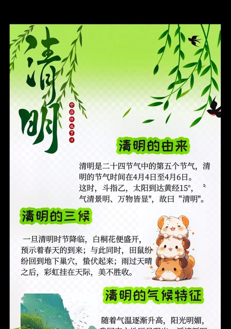 《清明细雨润芳华，人间四月天》