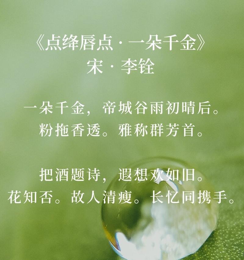 谷雨时节写雨摘抄好句有哪些？（《谷雨细雨，诗意盎然》）