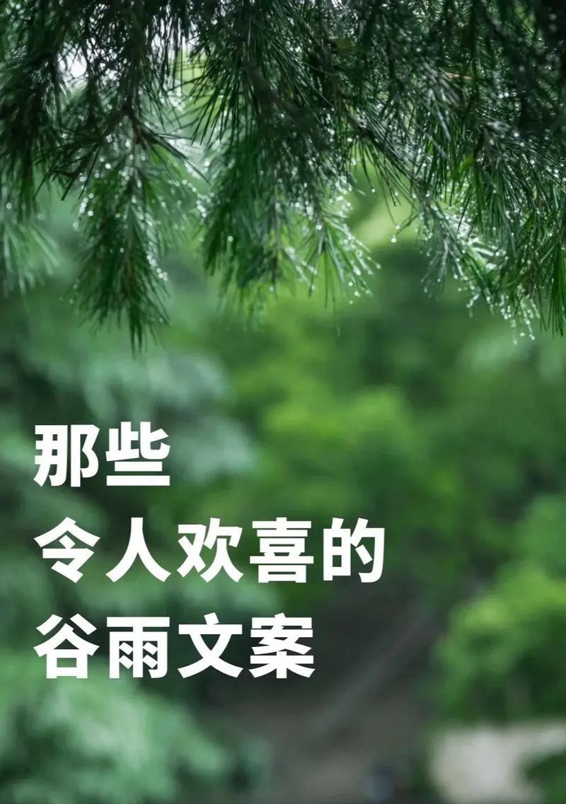 谷雨公司怎么样（《谷雨润心田：朋友圈里的古风金句》）