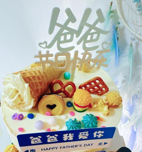 有关开业祝福语父亲节蛋糕的短句怎么写（《花好月圆，父爱如山——父亲节蛋糕之颂》）