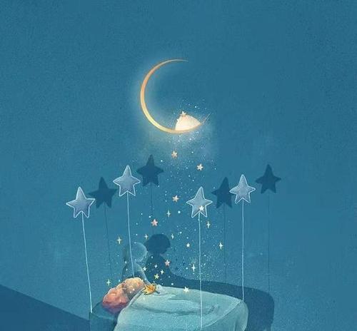 失眠夜，拨开窗帘看星空（静夜思）