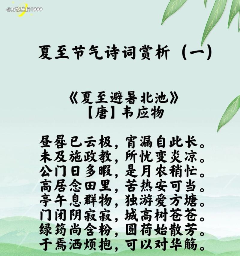 以夏至的诗句作文素材积累为话题的作文怎么写（《夏至之约：童年的诗篇》）